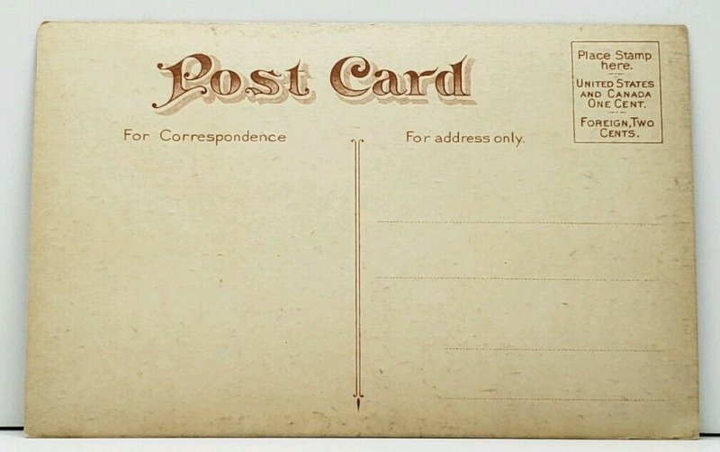 MA Rustic Bridge Whalom Park Massachusetts Postcard I14