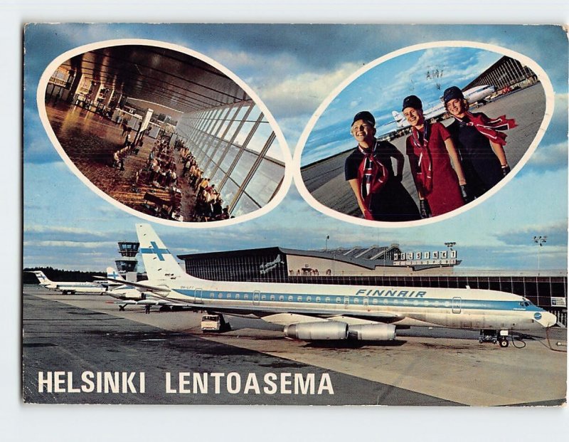 Postcard Air Port, Helsinki, Finland