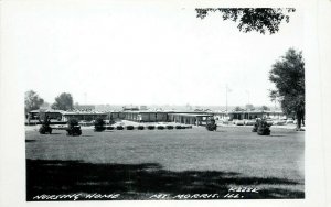 RPPC Postcard; Nursing Home, Mt. Morris IL Ogle County, LL Cook K225K