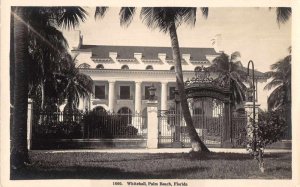 Palm Beach Florida Whitehall Real Photo Vintage Postcard JJ658941