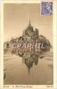 Old Postcard Mont Saint Michel Cote Est