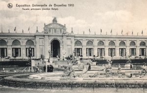 VINTAGE POSTCARD THE UNIVERSAL EXPOSITION AT BRUSSELS SPECIAL CARD & CANCEL 1910
