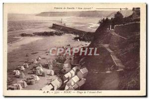 Postcard Old Binic Beach L & # 39Avant Port