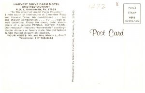 Pennsylvania  Gordonville Harvest Drive Farm Motel and Restaurant
