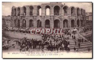 Postcard Ancient Arles Les Arenes output of up to death race
