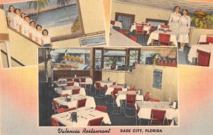 Dade City Florida Valencia Restaurant Interior Vintage Postcard AA12287