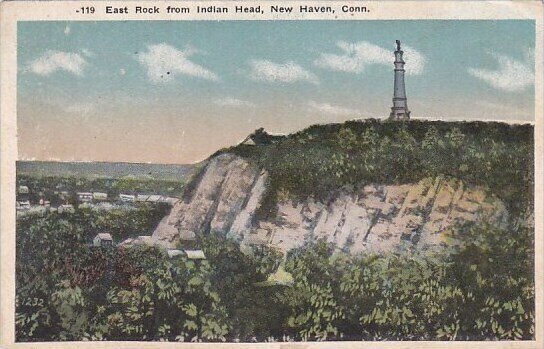 East Rock From Indian Head New Haven Connesticut
