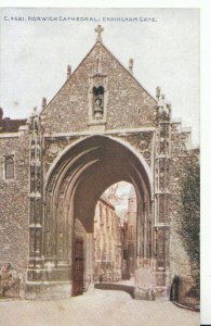 Norfolk Postcard - Norwich Cathedral - Erpingham Gate - Ref TZ557