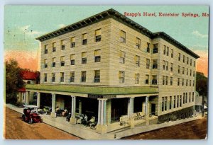 Excelsior Springs Missouri Postcard Snapp Hotel Aerial View Building 1913 Posted
