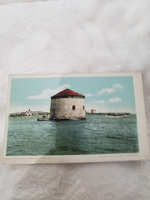 Antique postcard Martello Tower, Kingston Ontario  6209