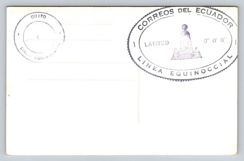 RPPC  San Antonio de Pickincha  Ecuador    Postcard
