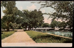 Vintage Postcard 1907-1915 Riverside Park, Wichita, Kansas (KS)