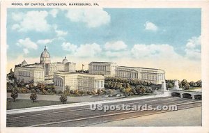 Model of Capitol Extension - Harrisburg, Pennsylvania PA  