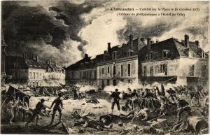 CPA CHATEAUDUN - Combat sur la Place le 18 Octobre 1870 (669803)