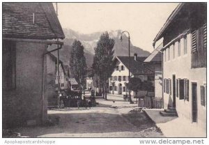 Germany Garmisch-Partenkirchen St Florian Platz gegen die Zugspitze