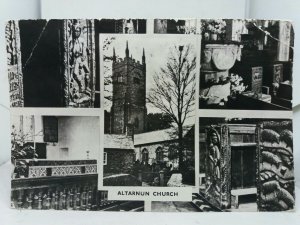 Vintage Multiview Postcard Altarnun Church