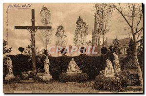 Old Postcard Pilgrimage of Our Lady of Calvary Chene
