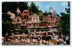 Anaheim California Postcard Rainbow Ridge Frontierland Ghost Town c1960 Vintage