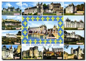 Postcard Modern Castles of Loire