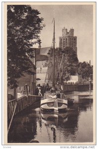 DORDRECHT (South Holland), Netherlands, 1910-1920s; Nieuwe Haven, Boat