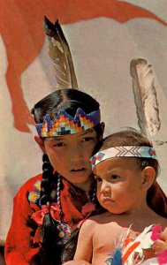 Canada Indian Children Of The Stoney Tribe