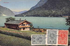L146 Austria 1920 Archensee Lake vintage postcard