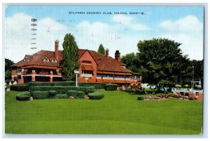 1943 View Of Sylvania Country Club House Toledo Ohio OH Posted Vintage Postcard