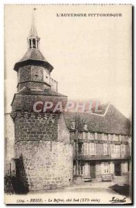 Old Postcard L & # 39Auvergne Picturesque Besse The Belfry South coast