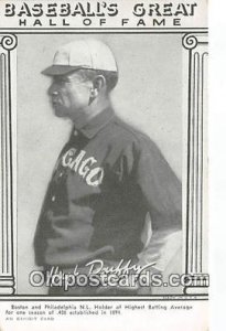 Hugh Duffy Baseball Postcard Base Ball Post Card Printed 1977 Baseball's Grea...
