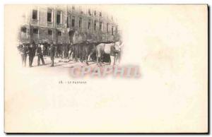 Old Postcard Horse Riding Equestrian grooming The Army