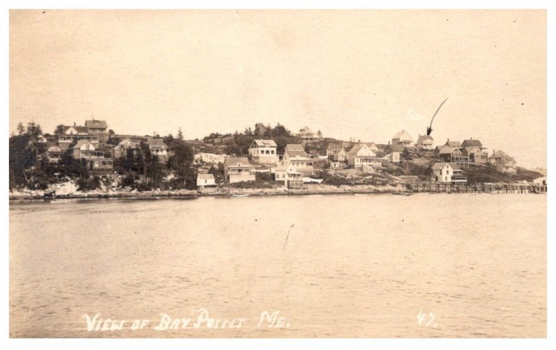 Maine  Aerial view of Bay Point  RPC