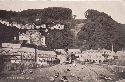 England Clovelly The Harbour 1927