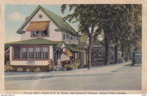 NIAGARA FALLS, Ontario, Canada, 1900-1910's; Tourist Rest, Home Of H.E. Carter