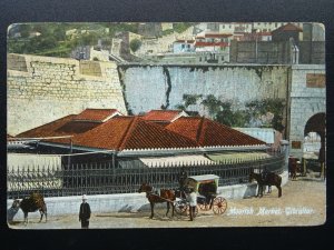 Gibraltar MOORISH MARKET - Old RP Postcard by Benzaquen & Co.