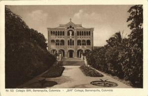 colombia, BARRANQUILLA, Colegio Biffi College (1920s) Postcard 