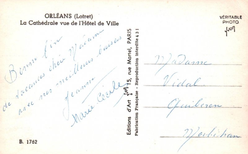 La Cathedral,Orleans,France BIN