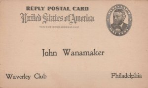Postcard John Wanamaker Philadelphia PA Waverly Club