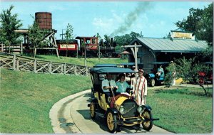 The Chaparral Antique Cars Texas Section Six Flags Dallas Texas Postcard