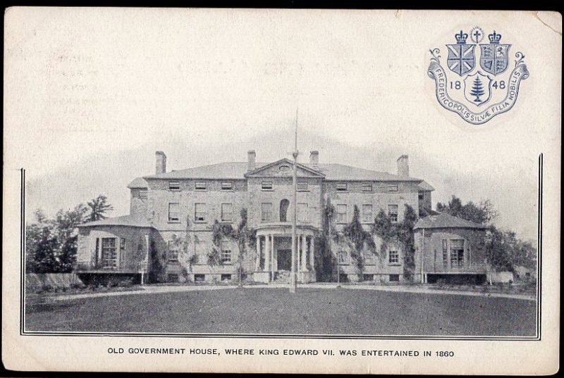 New Brunswick FREDERICTON Old Government House Patriotic Post Card - Und/B