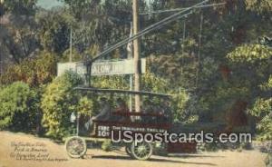 Trackless Trolley First In America, Laurel Canyon