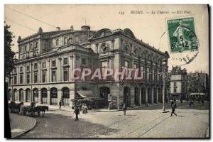 Postcard Old Theater Reims