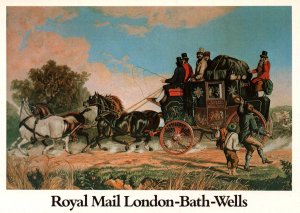 Mail Coach,Royal Mail London-Bath-Wells