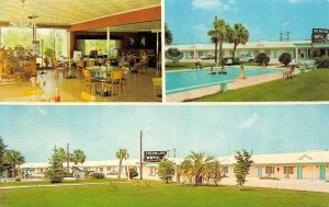 SYLVANIA, Georgia GA   DREAMLAND MOTEL  Pool~Cafe  ROADSIDE  ca1950's Postcard