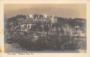 Moonlight, The Walter real photo - Walters Park, Pennsylvania PA  