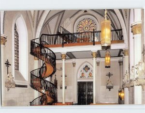 Postcard Choir loft, Loretto Chapel, Santa Fe, New Mexico