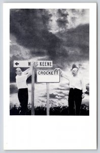 Moline IL~William Keene Crockett of 2933 26th Avenue~Name on Signs~Actor~1960s