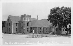 Coon Rapids Iowa 1930s New Methodist Church RPPC Photo Postcard 1379