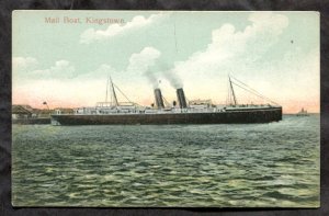 dc967 - Steamer KINGSTON c1905-10 Mail Boat Postcard