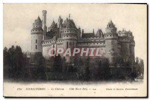 Old Postcard Pierrefonds Chateau North East Coast