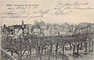 ETAIN MEUSE FRANCE~NACH der SCHLACHT-AFTER THE BATTLE~1915 FELDPOST WW1 POSTCARD